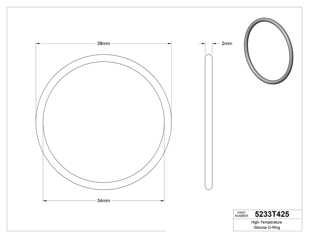 Technical drawing - 5233T425